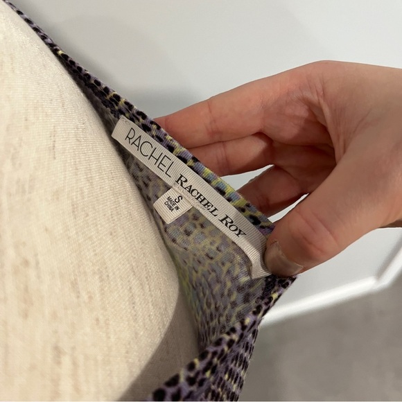 Rachel‎ Roy Snakeprint Fitted Short Dress Small - Picture 4 of 6